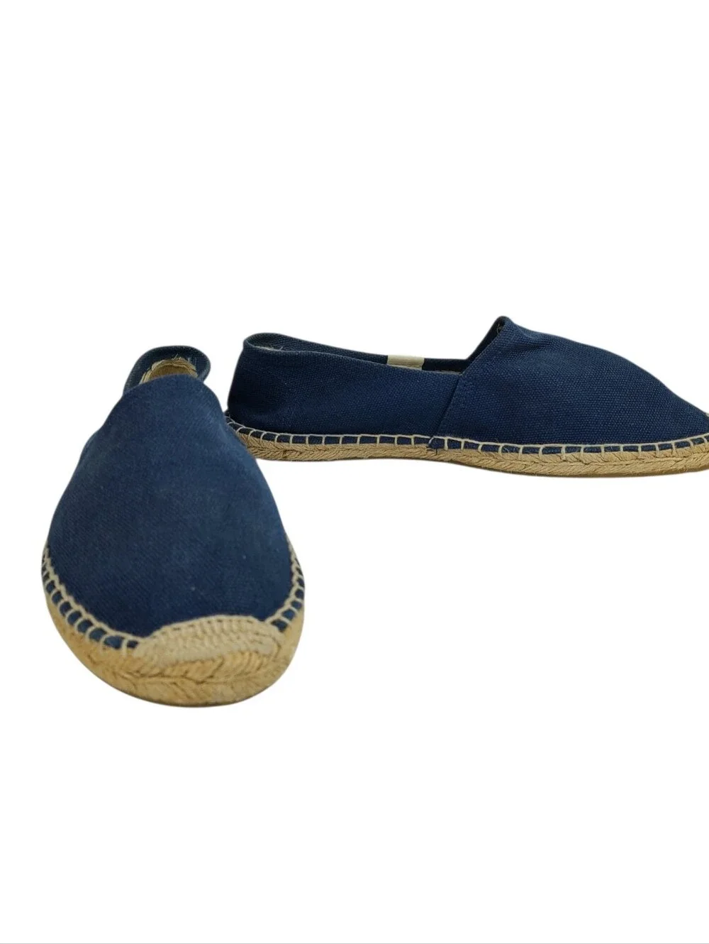 Soludos Blue Cotton Canvas Slip-on Espadrilles Women's Size 9